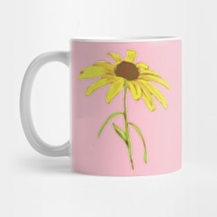 Yellow Wild Flower Mug